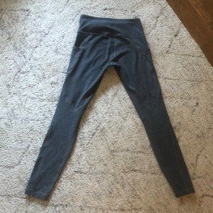 Athleta Gray Leggings with side pockets
